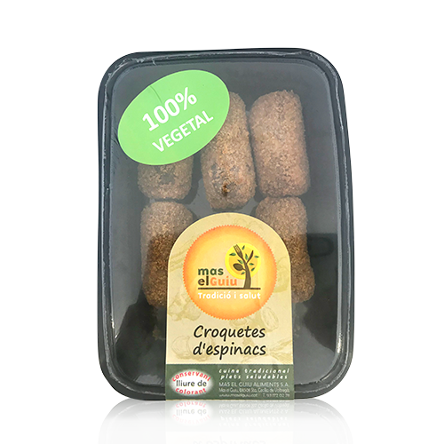 Croquetas de espinacas 6 u mas el guiu Fruta y verdura Cal Fruitós