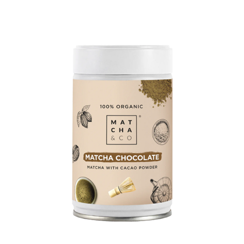 Té Matcha con Cacao en Polvo Bio Lata 80g Matcha & Co