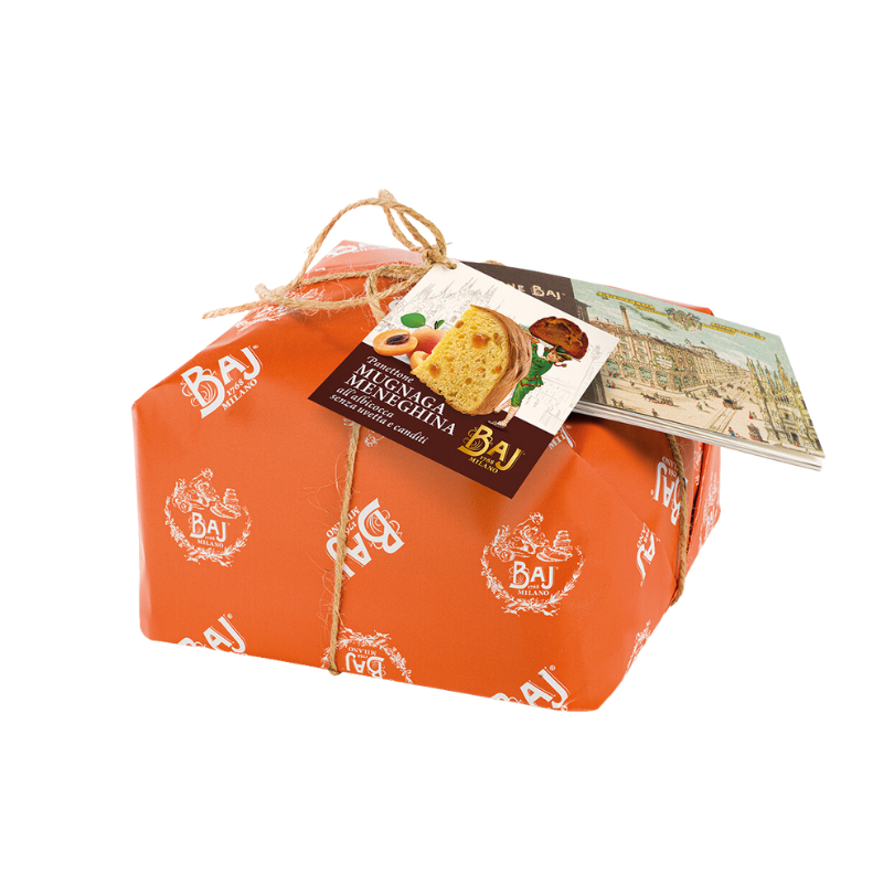 Panettone Mugnaga Albicocca 1kg Baj Mil