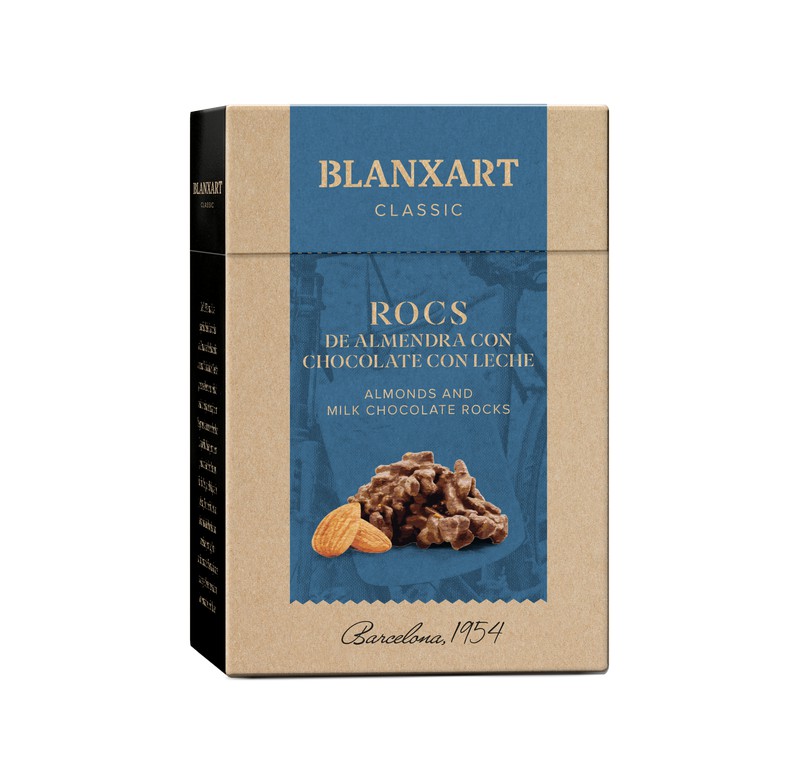 Rocs Almendra con chocolate con leche 100g Blanxart