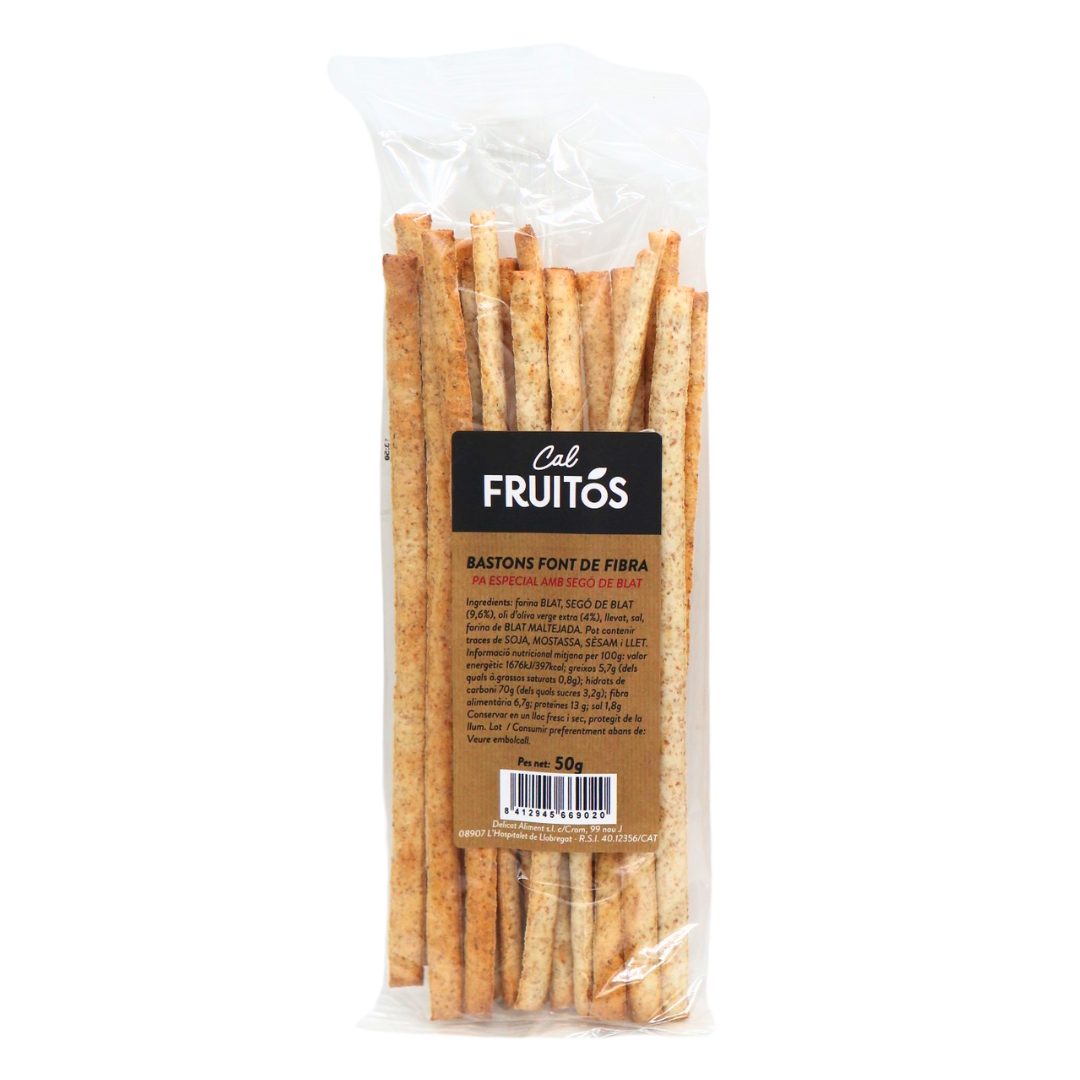 Bastones Fuente de Fibra 50g Cal Fruitós