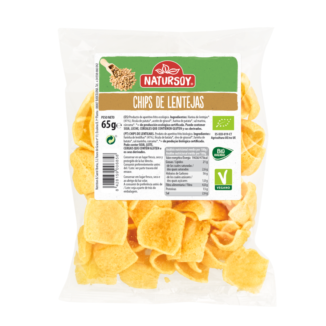 Chips Lentejas (65 g) Natursoy 