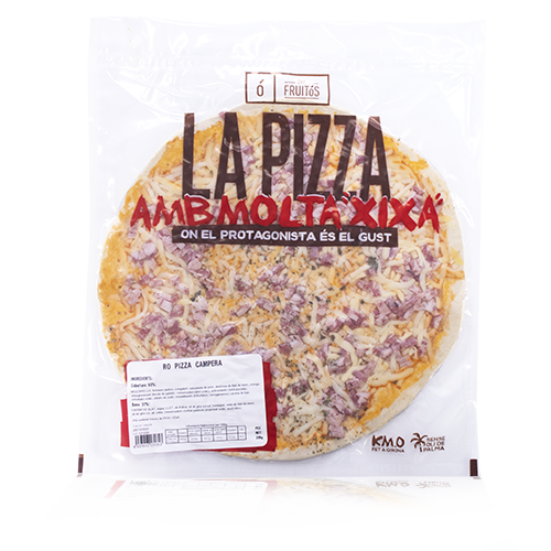 Pizza Campera 30cm 410 G Cal Fruitos Fruta Y Verdura Cal Fruitos