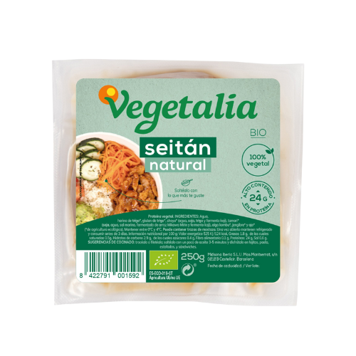 Seitán Natural (250 g) Vegetalia