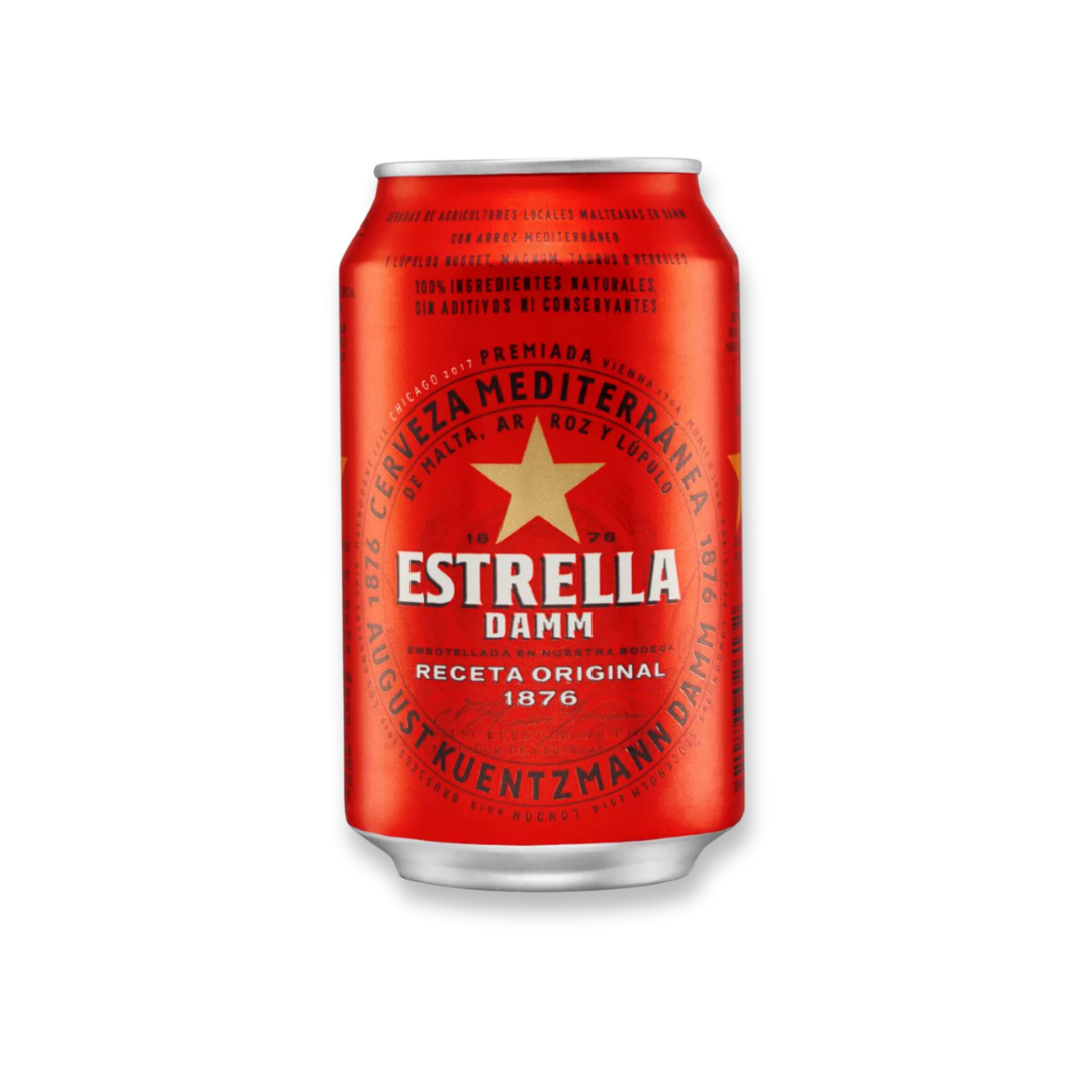 Cervesa Estrella Damm Llauna 33cl