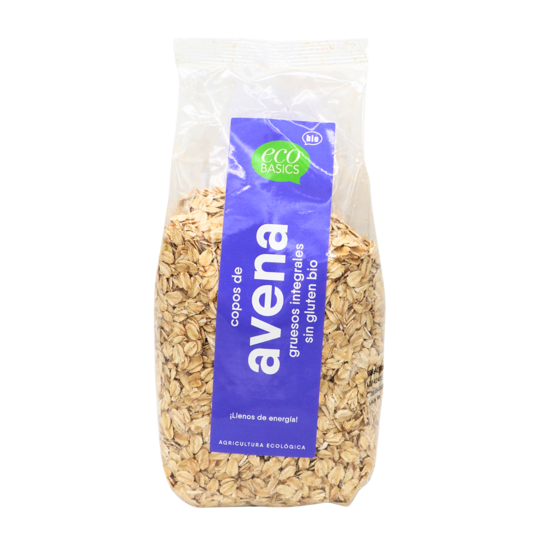 Copos de Avena Gruesos S/Gluten Integrales Bio 500g Ecobasics