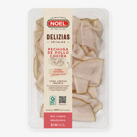 Delizias Pechuga de Pollo Braseada 90g Noel