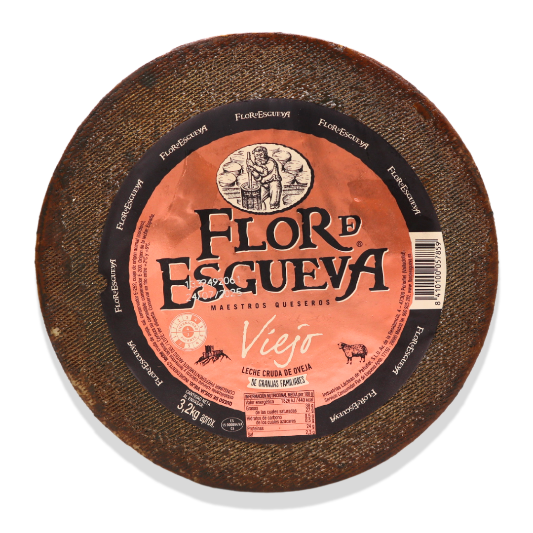 Queso de Oveja Viejo 3,2kg Flor de Esgueva (Al Corte)