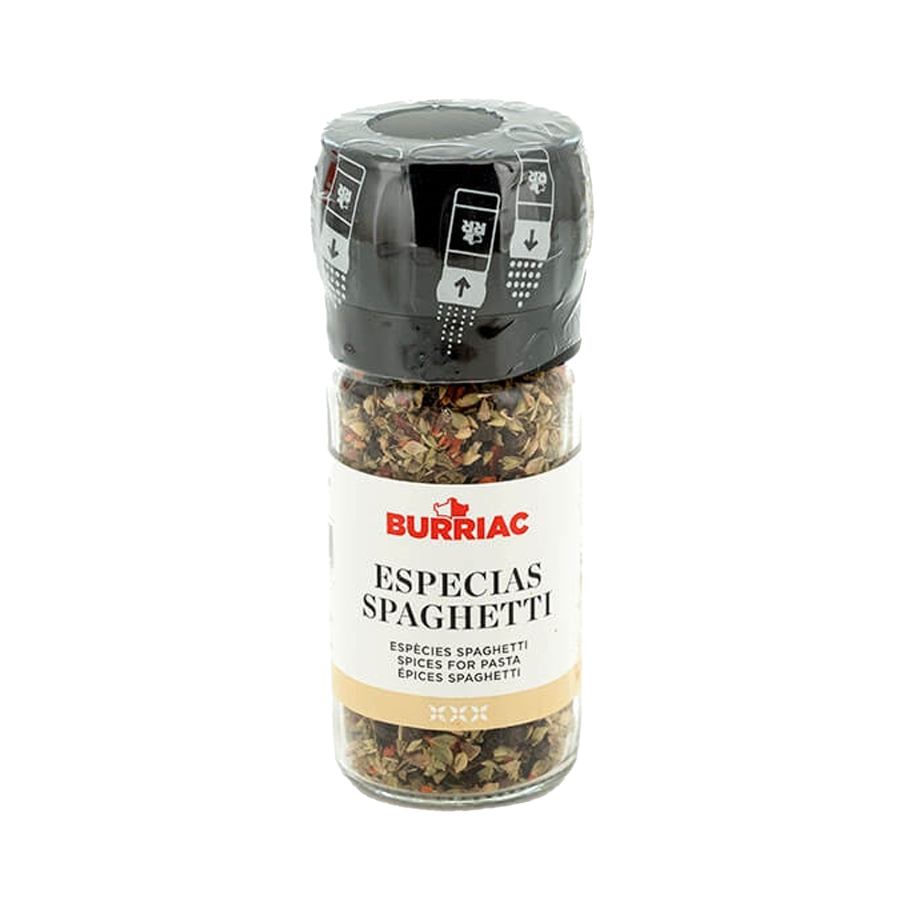 Espècias Molinillo Spaguetti 27g Burriac