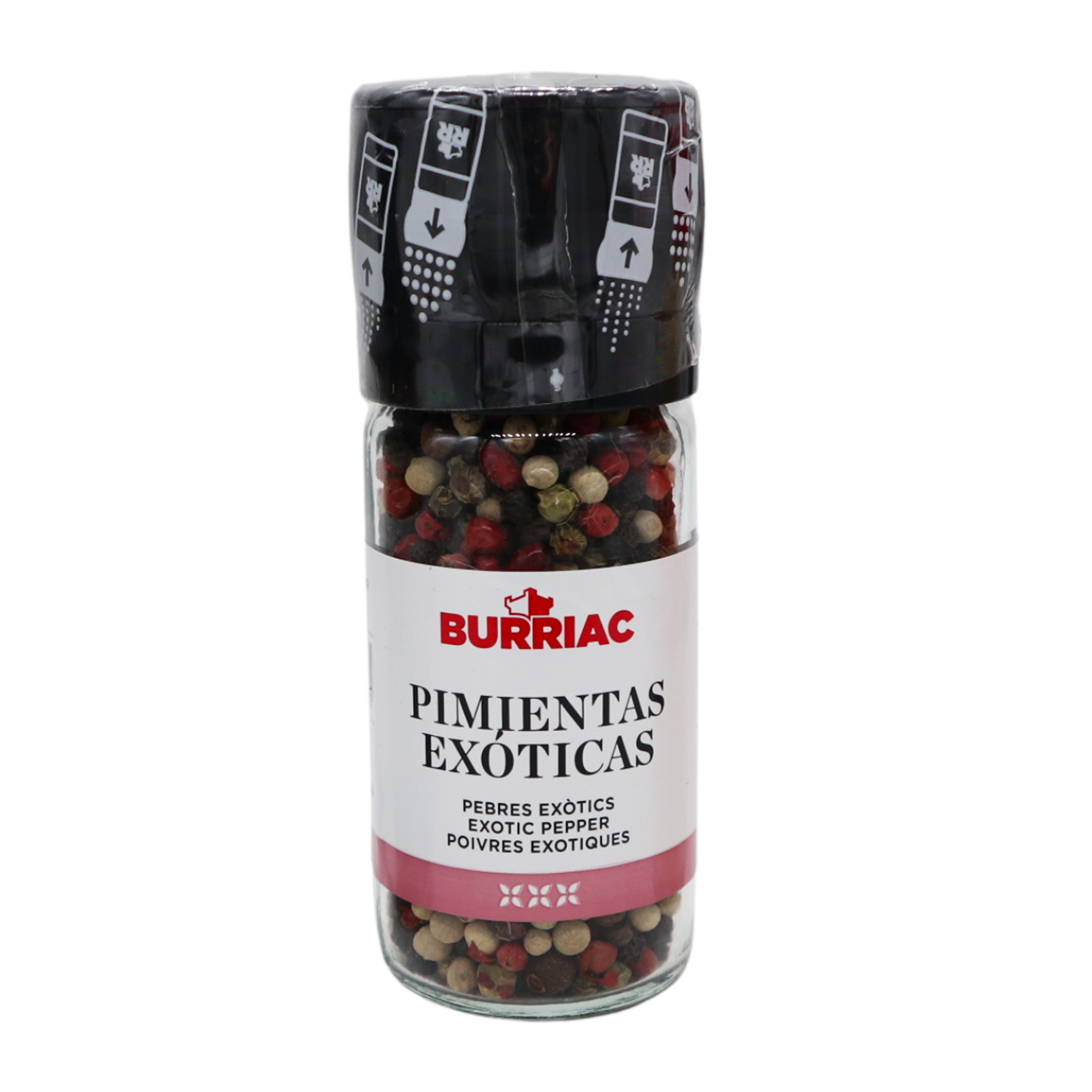 Espècias Molinillo Pimientas Exóticas 38g Burriac