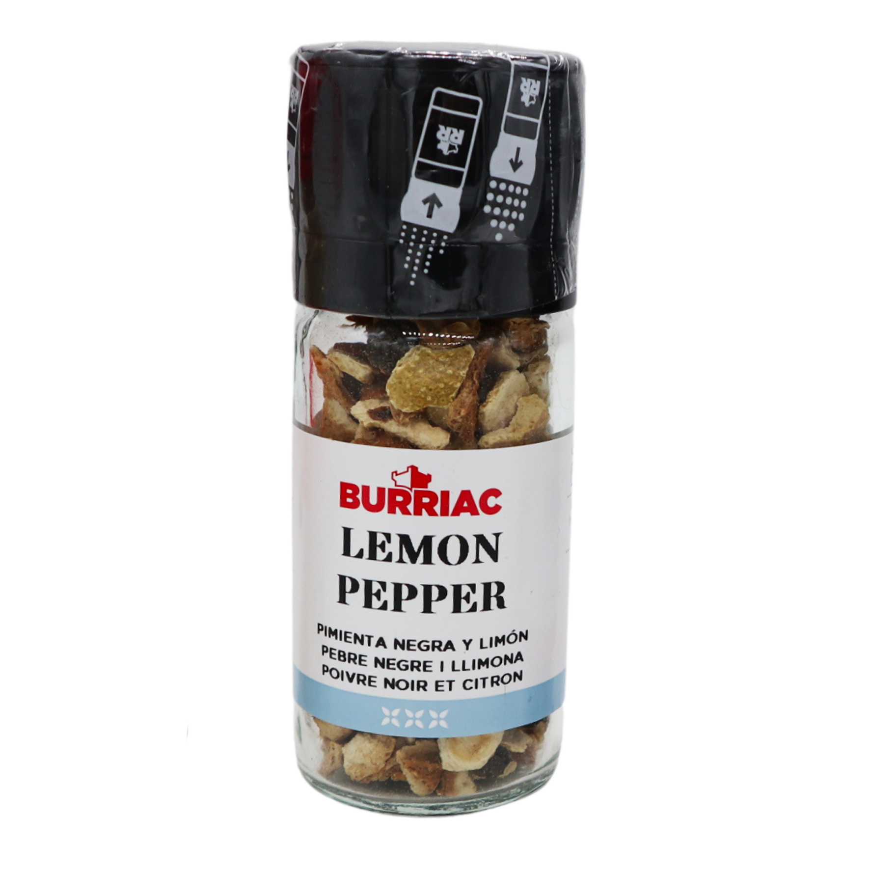 Espècias Molinillo Lemon Pepper 37g Burriac