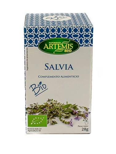 Infusión Sálvia Bio 20u Naturesana Artemis