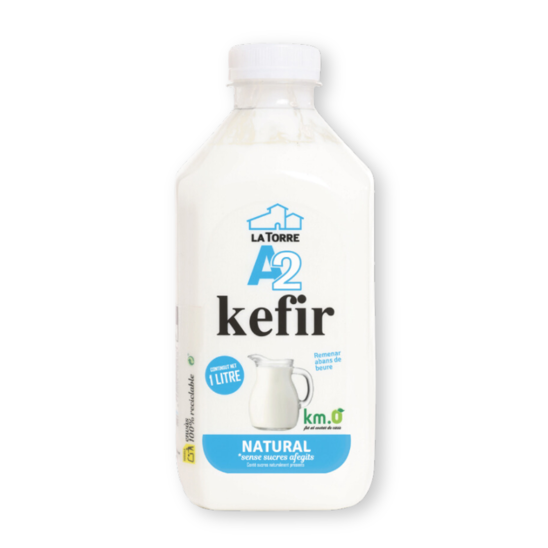 Kèfir Natural S/Azucar Llet A2 1L La Tor