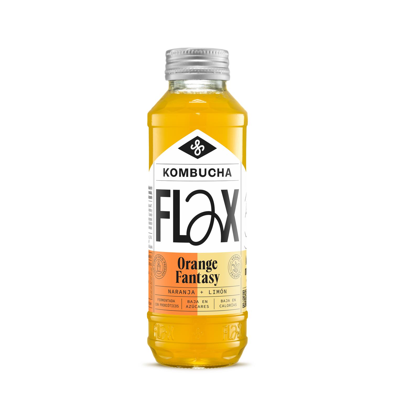 Kombucha Orange Fantasy 330ml Flax