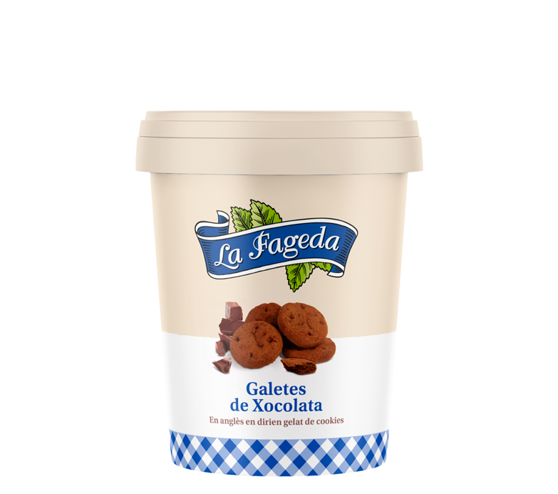 Helado Galletas de Chocolate 500ml La Fageda