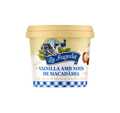 Helado Vainilla con Nueces de Macadamia 100ml La Fageda