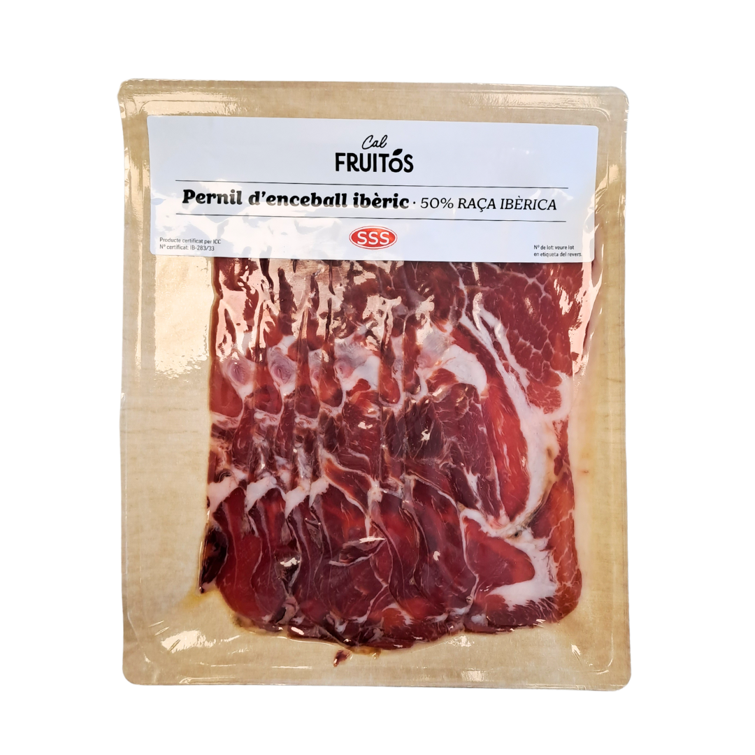 Jamón Ibérico de 50% Cebo 100gr Subirats