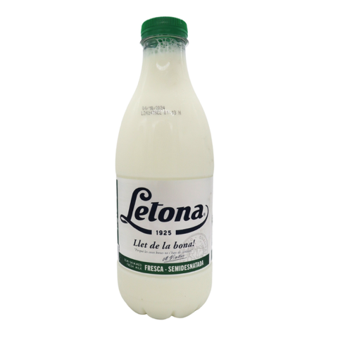 Llet Fresca LETONA Semi 1L