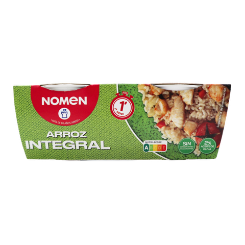 Got Plàstic Arròs Integral 2x125g Nomen