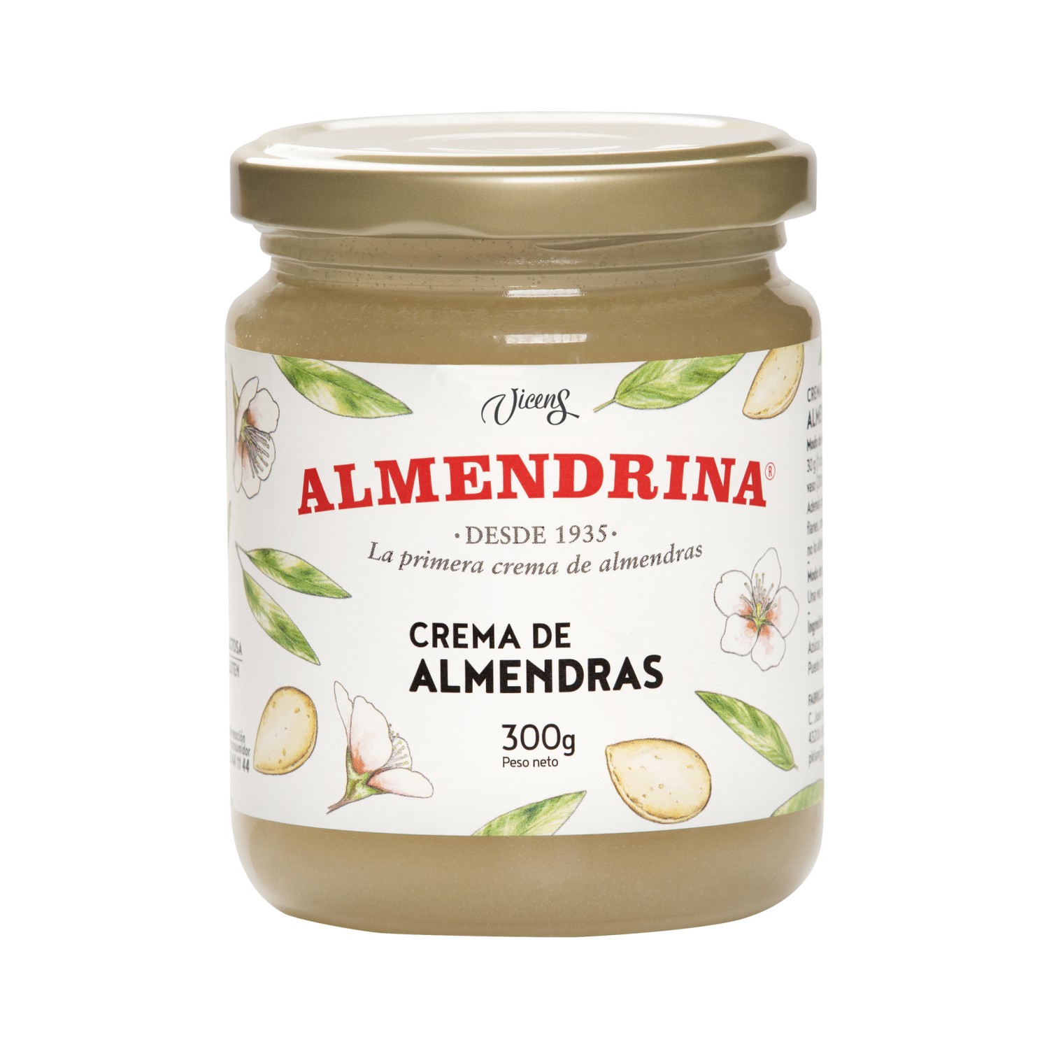 Crema de Almendra 300g Almendrina