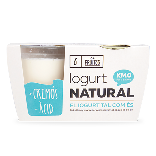 Yogur natural sin lactosa (125 gx4) la fageda