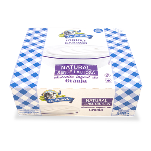 Yogur sin lactosa Natural