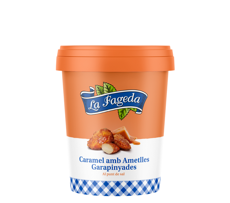 Gelat Caramel amb Garrapinyades 500ml La Fageda