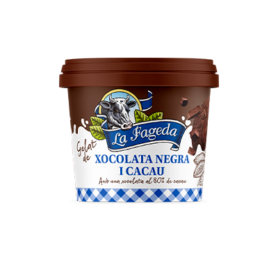 Gelat Xocolata Negra 100ml La Fageda