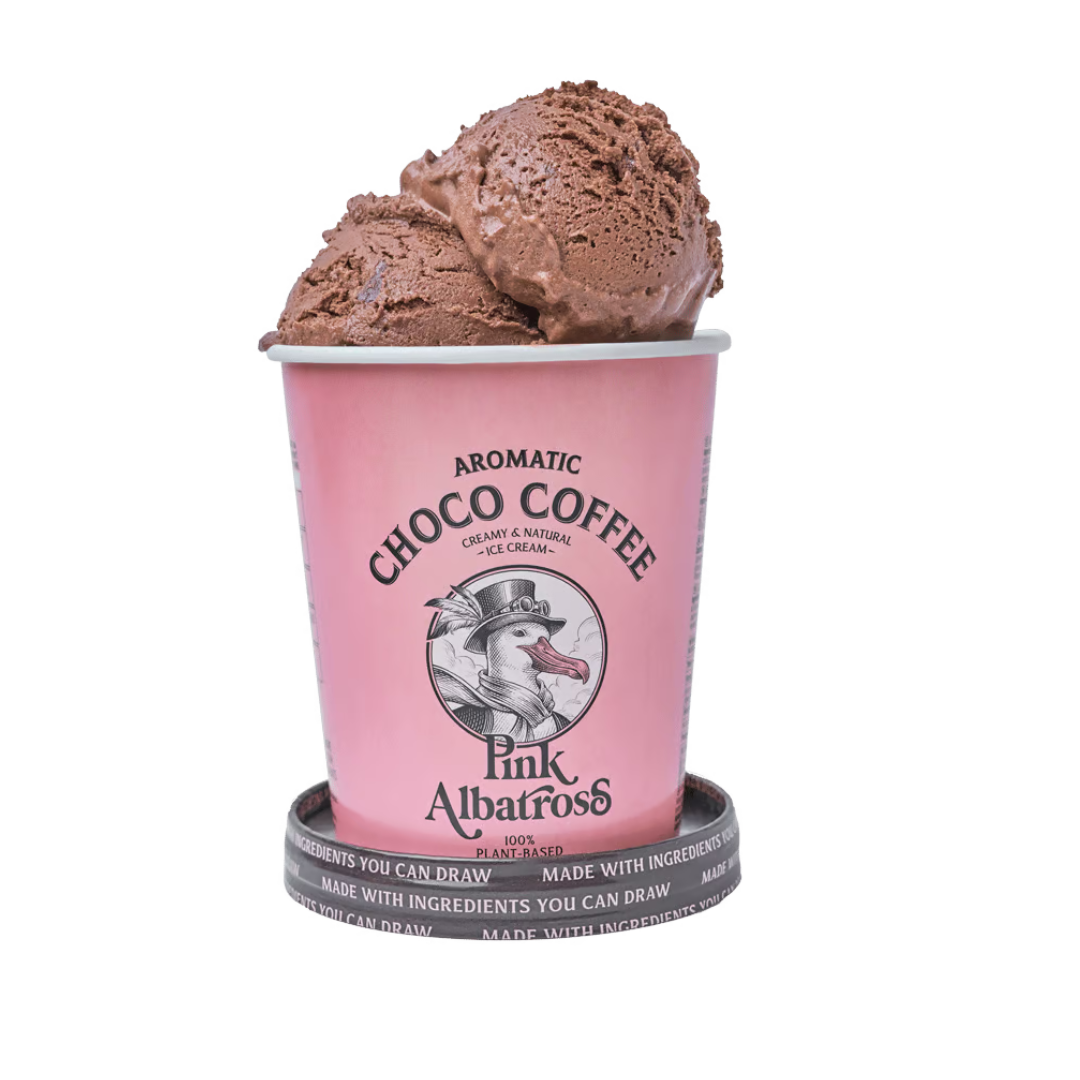 Helado Chocolate y Café 480ml Pink Albatros