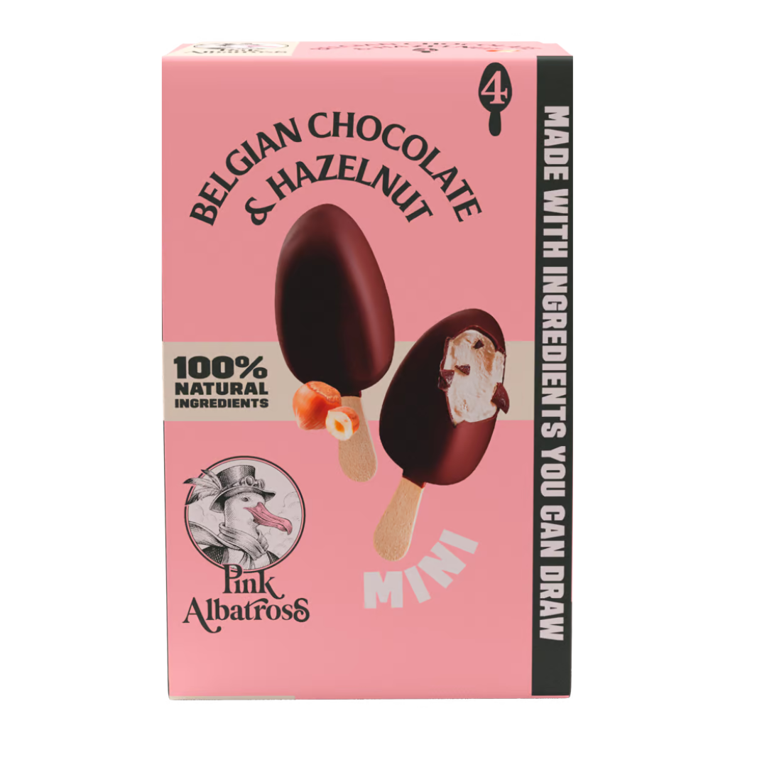 Gelat Bombó Xocolata i Avellana 4u Pink Albatros