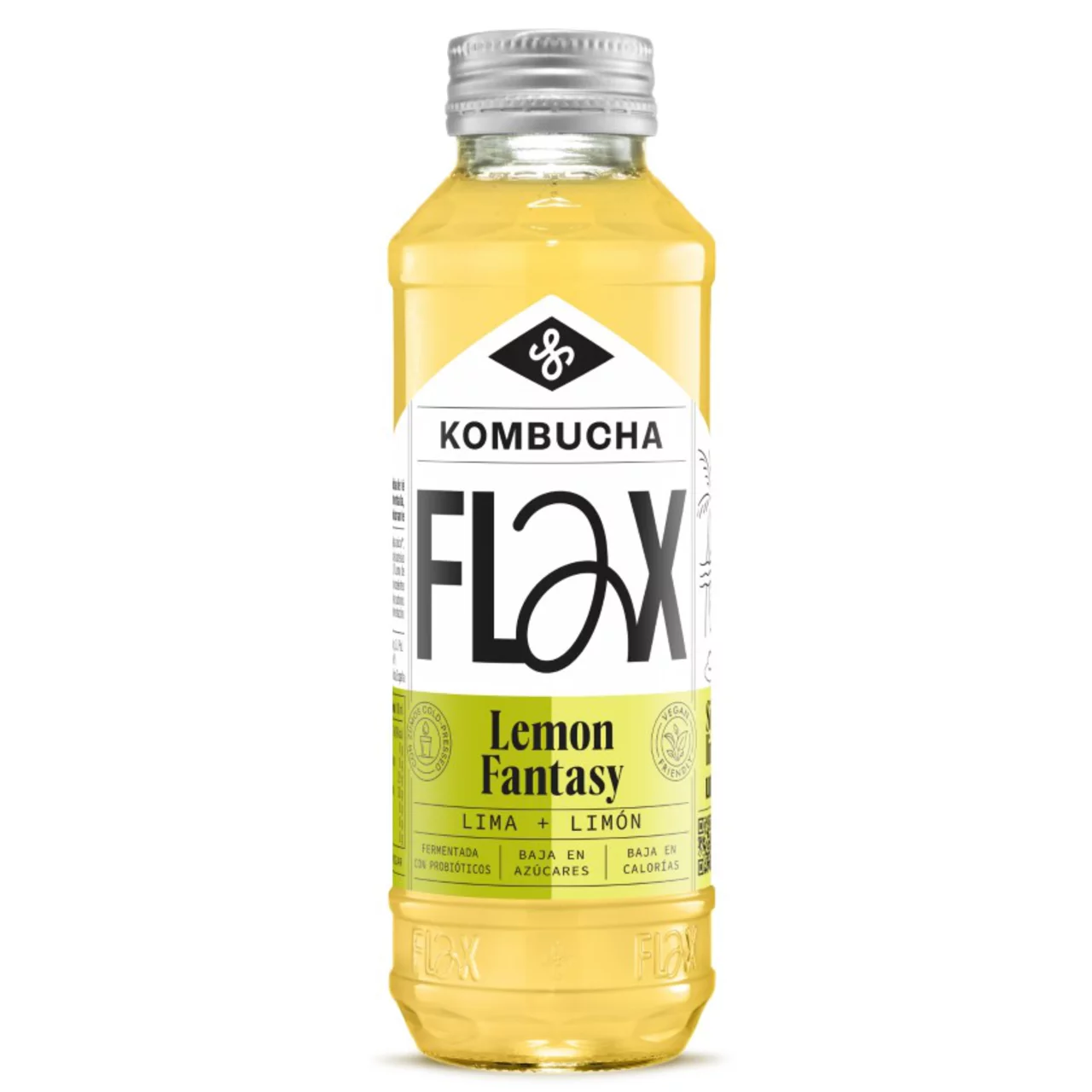 Kombutxa Lemon Fantasy 330ml Flax