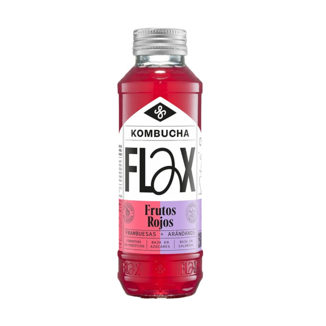 Kombutxa Frutos Rojos 330ml Flax