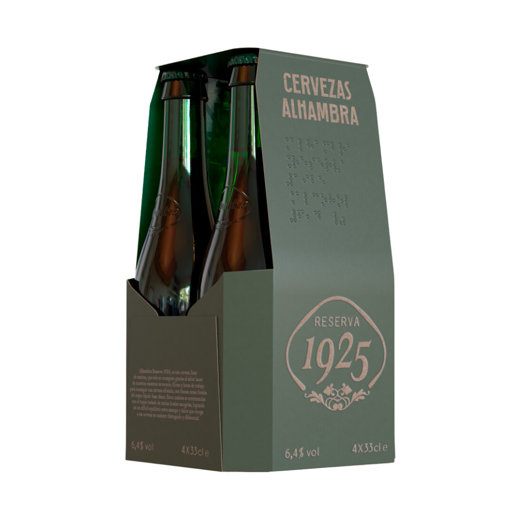 Cervesa Alhambra 1925 33cl - Pack 4