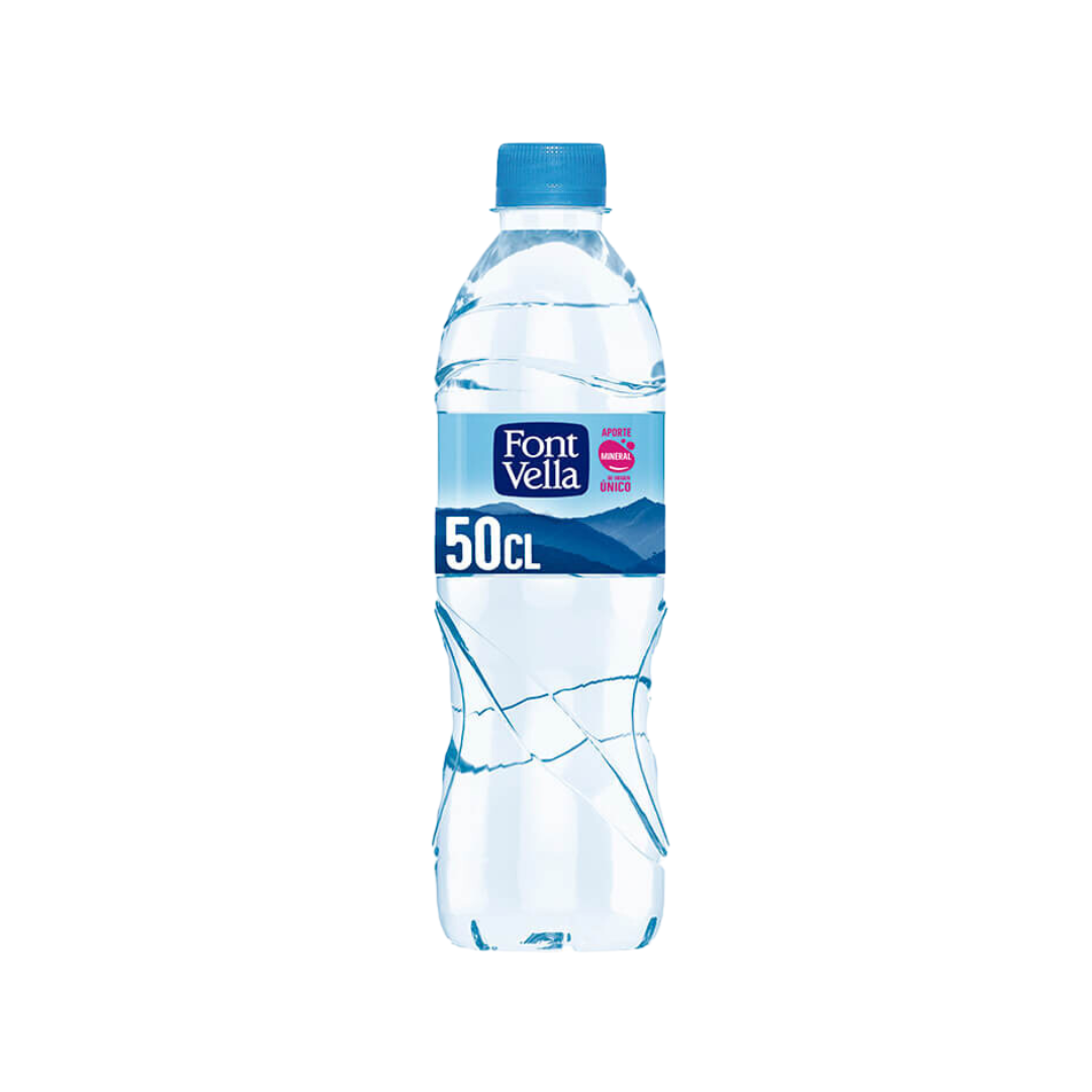 Agua Botella 0,5L Font Vella