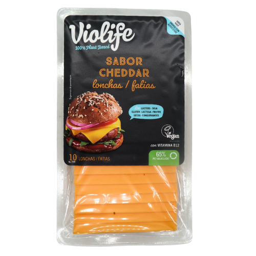 Queso Vegano Lonchas Cheddar 200g Violife