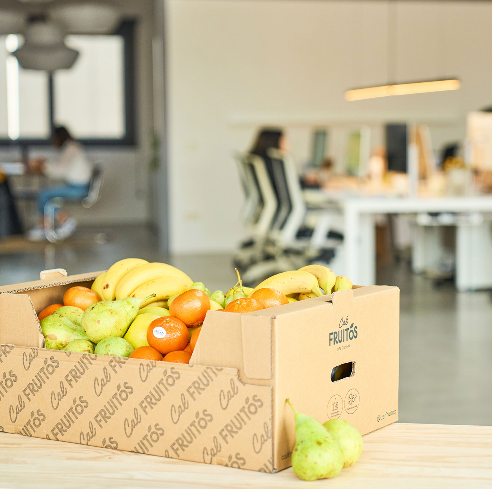 Caja de fruta para empresas